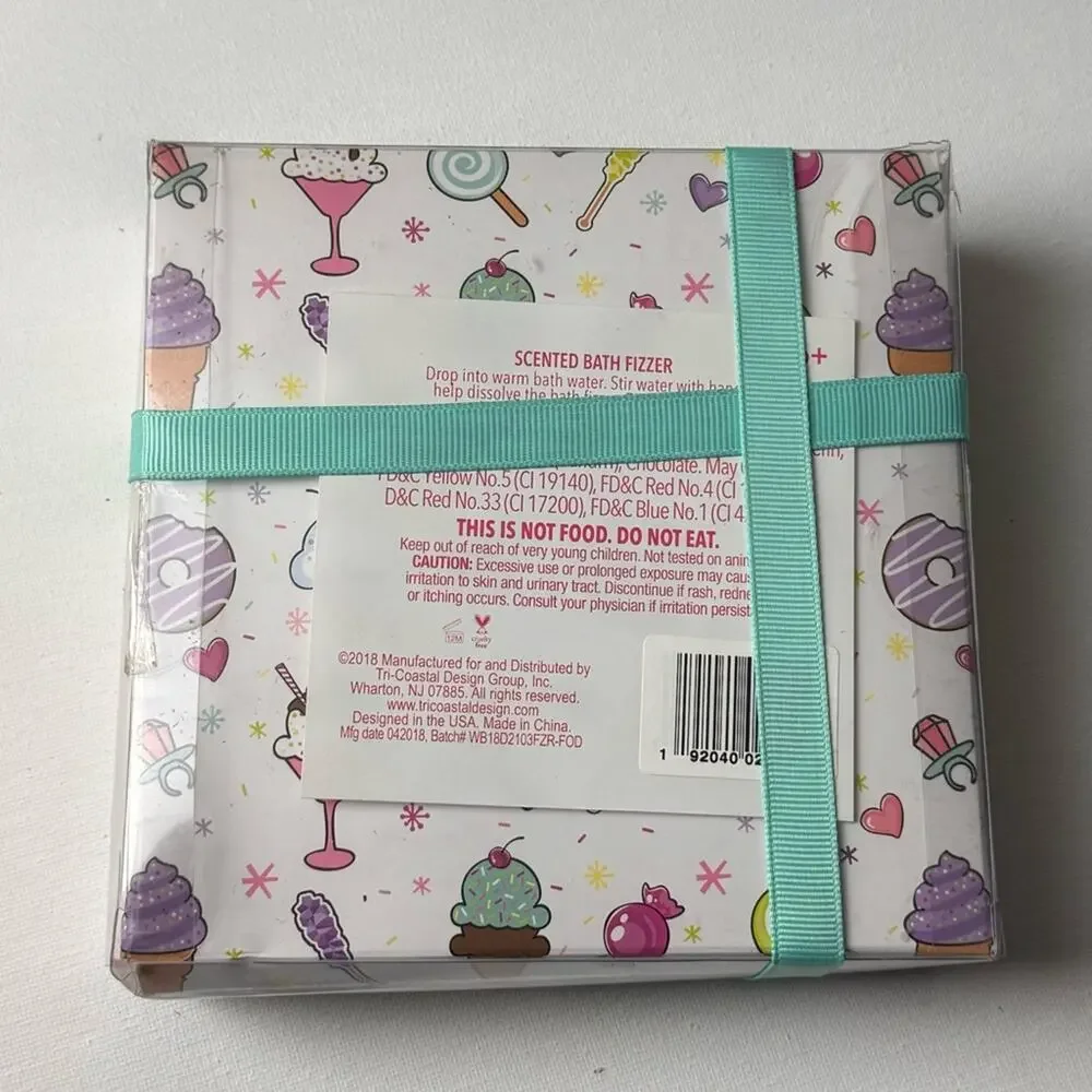 Bath Fizzer frosted donut